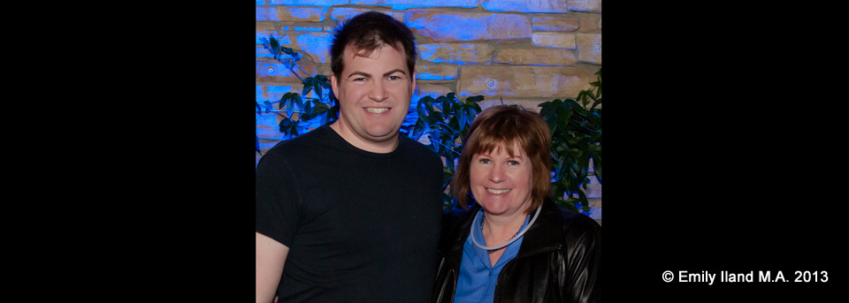Emily and Tom Iland At an Autism Awareness Event